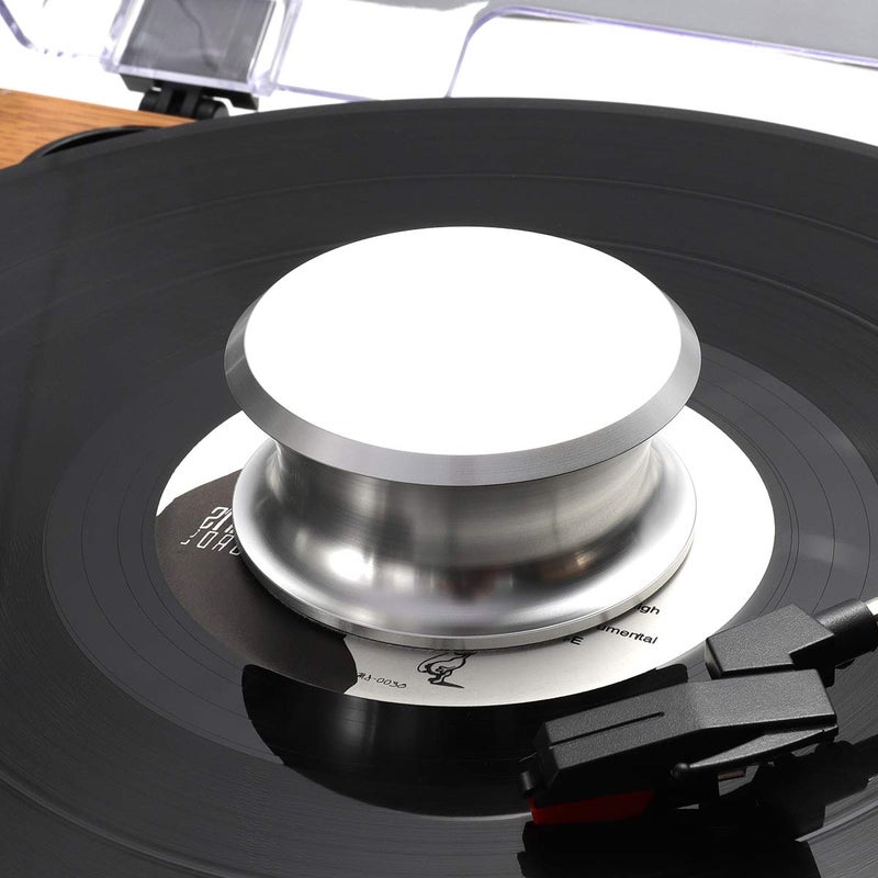 FEMELI Record Weight Stabilizer for Vinyl LP Turntable Record Player Disc(Silver) - Image 2